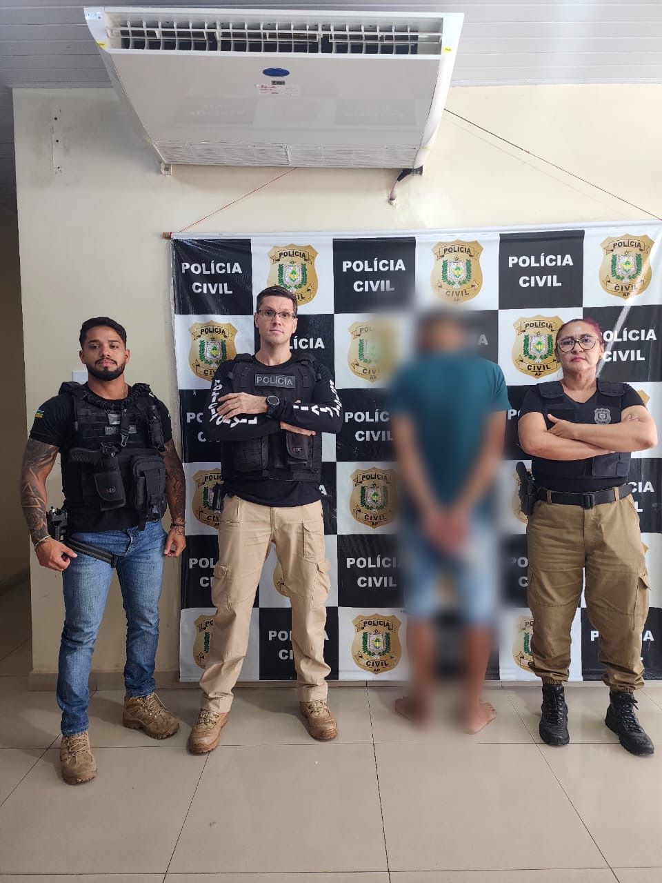 EM MACAPÁ, INDIVÍDUO QUE AGREDIU E AMEAÇOU A EX-COMPANHEIRA É PRESO EM FLAGRANTE PELA POLÍCIA CIVIL